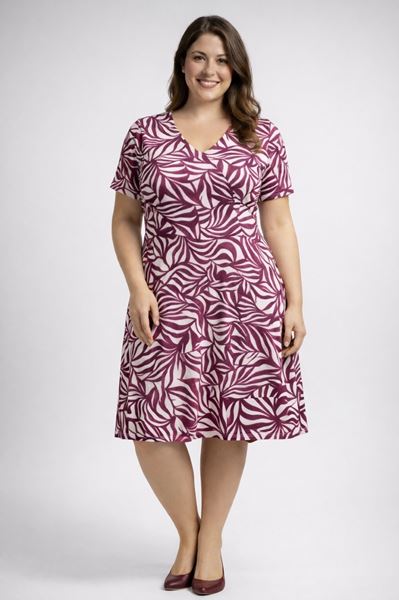 Picture of PRINTED DRESS STRETCH A LINE